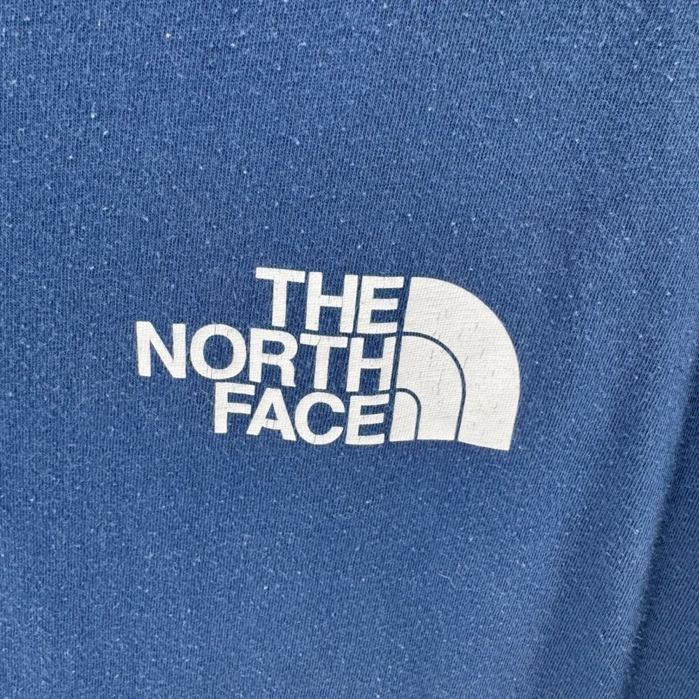 The North Face Mens‎ Circular Design Graphic T-Shirt Blue Small